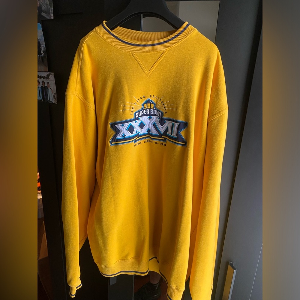 2003 Super Bowl Reebok Crewneck Large